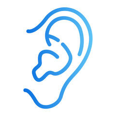 ear gradient icon