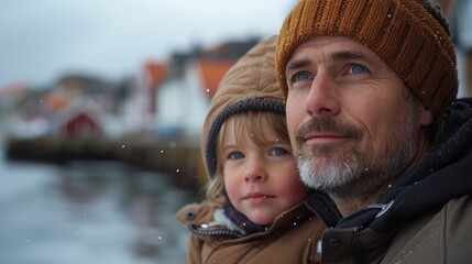 Lars and his son embarked on a scenic train ride from Stavanger to Hirtshals, Denmark. 