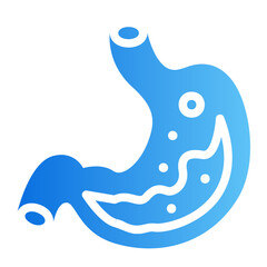 stomach gradient icon