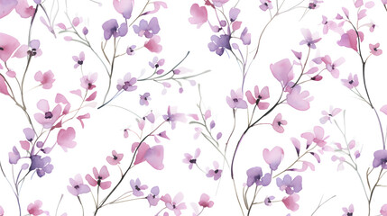 This print pattern is watercolor small flowers abstract graphic poster background