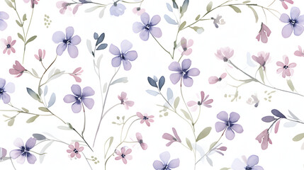 This print pattern is watercolor small flowers abstract graphic poster background