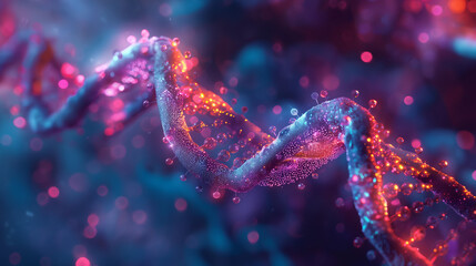 Image of DNA in the human body