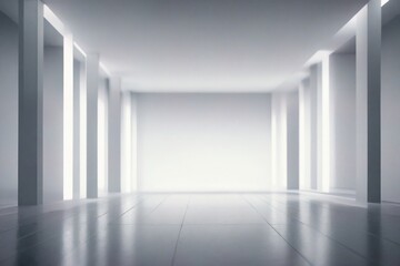 empty white room