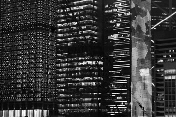 city building at night
