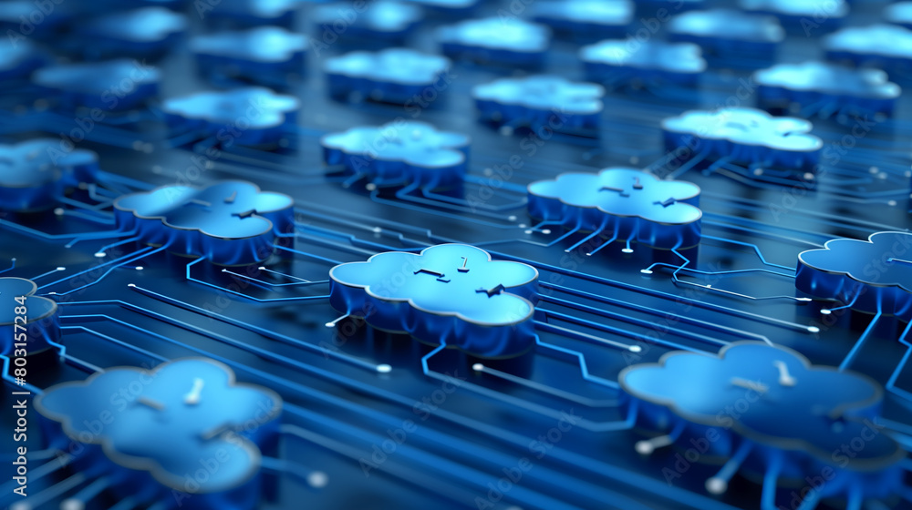 Poster a diverse array of software-as-a-service (saas) applications accessible via the cloud, catering to d