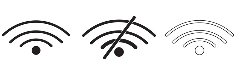 Antenna icon set. Radio antenna icon. Radio tower icons. Communication towers collection. Transmitter receiver wireless signal icons. Vector