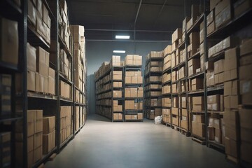 books in warehouse