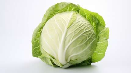 Obraz premium cabbage isolated on white background