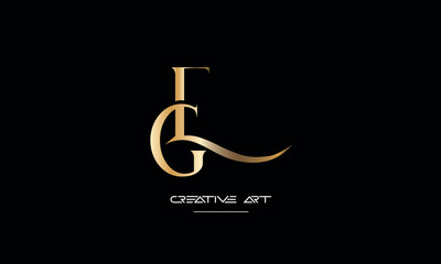 GE, EG, G, E abstract letters logo monogram