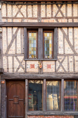 Rue du 27 Juin, L'art rue, beautiful street with traditional French buildings with wooden beams and...