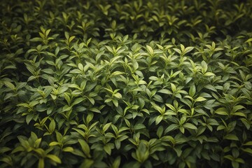 green leaves background