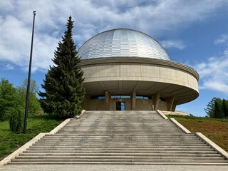 Obraz premium The dome - Planetarium - Silesian Science Park in Katowice