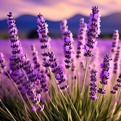 Obraz premium Pack 2 Provence Lavender Plants Live