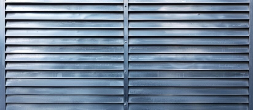 Aluminum louver for a textured or background effect.