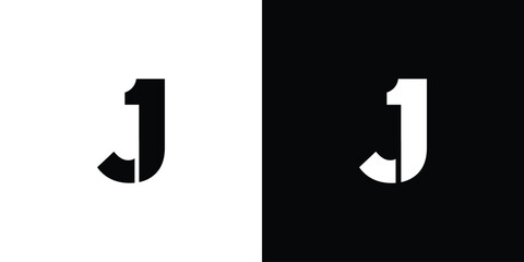 Unique and simple J1 logo design