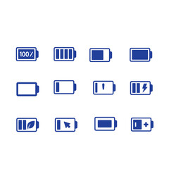 battery flat vector icon , charge vector icon