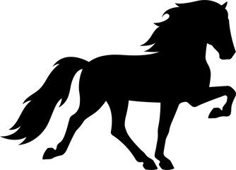 Islandpferd im Tölt als PNG Tölter © MeDesign