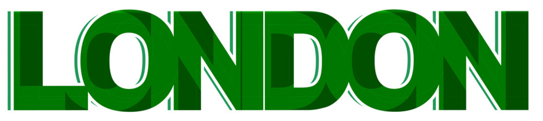 London, creative text design word, Illustration, travel, culture