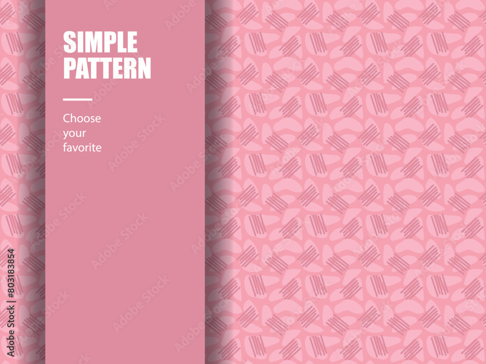 Sticker background wallpaper seamless simple vector pattern fashion classic element abstract wall colorful