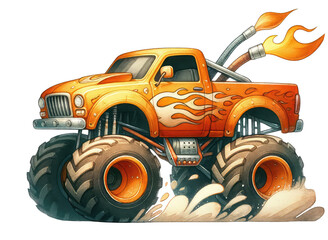 This monster truck is perfect for anyone who loves to go off-road and have some fun. It has a powerful engine and big tires that can handle any terrain. © Moonroad
