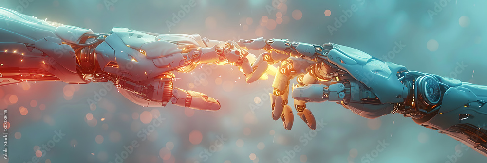 Poster harmony in virtual reality: humans and robots working together