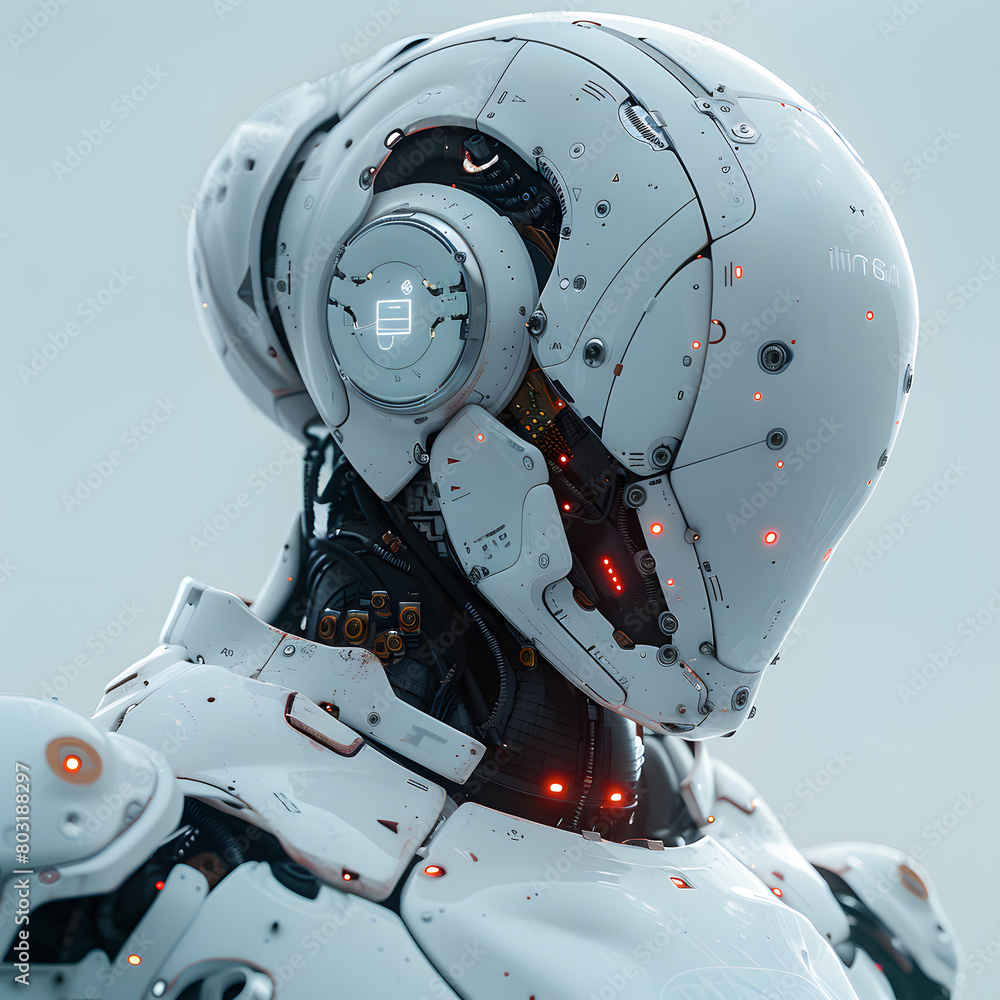 Poster artificial intelligence in action: a robot connects the world