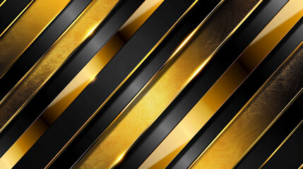 abstract background of black and gold stripes