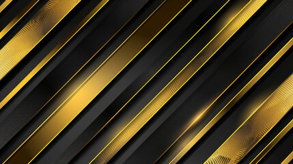 Obraz premium abstract background of black and gold stripes