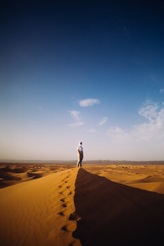 Saskia in the Desert of Zagora 