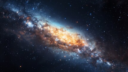 galaxy of Jet Stream, high resolution DSLR