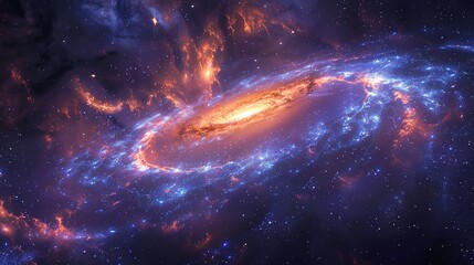 galaxy of Jet Stream, high resolution DSLR - obrazy, fototapety, plakaty
