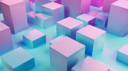 abstract background with squares, geometric blocks