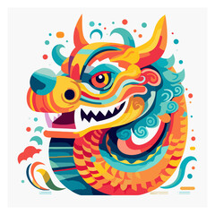 Fototapeta premium illustration of a dragon