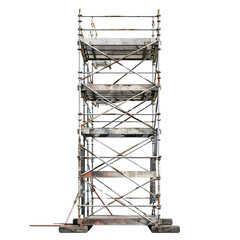 scaffolding element_hyperrealistic_hyper detailed_isolated on transparent background