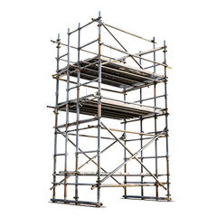 scaffolding element_hyperrealistic_hyper detailed_isolated on transparent background