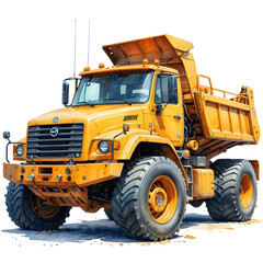 duty dump truck