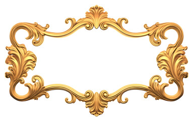 PNG Frame gold white background rectangle.