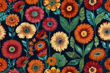 Seamless patterns step repeating patterns design