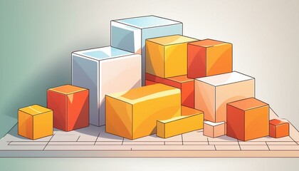 Naklejka premium abstract geometric background