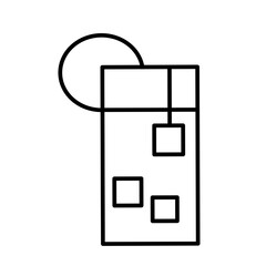 Natural food outline icon