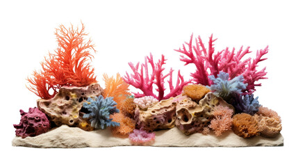 PNG Coral reef aquarium nature fish