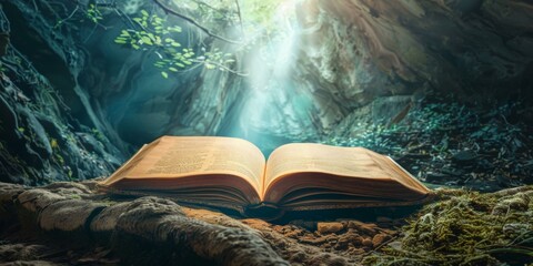 Open Book in the Forest