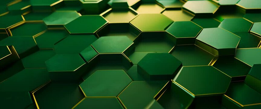 Elegant hexagonal skin visualization with ceramides, flat, deep forest green background,