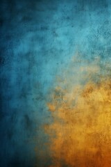Fototapeta premium Blue and orange grunge texture background