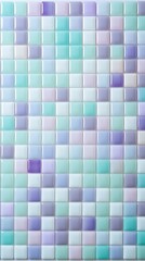pastel color square mosaic tiles