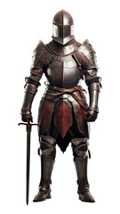 Fototapeta premium PNG Knight weapon shield knight