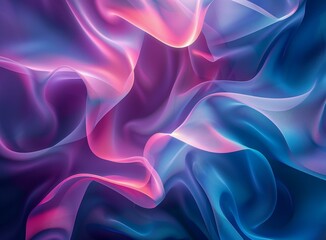 Obraz premium Colorful abstract background with smooth and soft folds