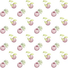 seamless pattern with cherry