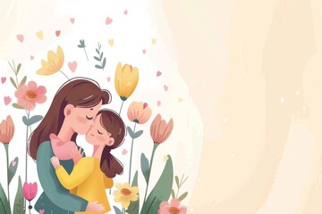 Background for Mother's Day. For the designer of greeting cards happy Birthday, Mother's Day, Valentine's Day. A beautiful postcard