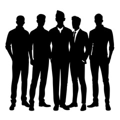 silhouettes of men  group of people boy people silhouettes silhouettes of people in poses